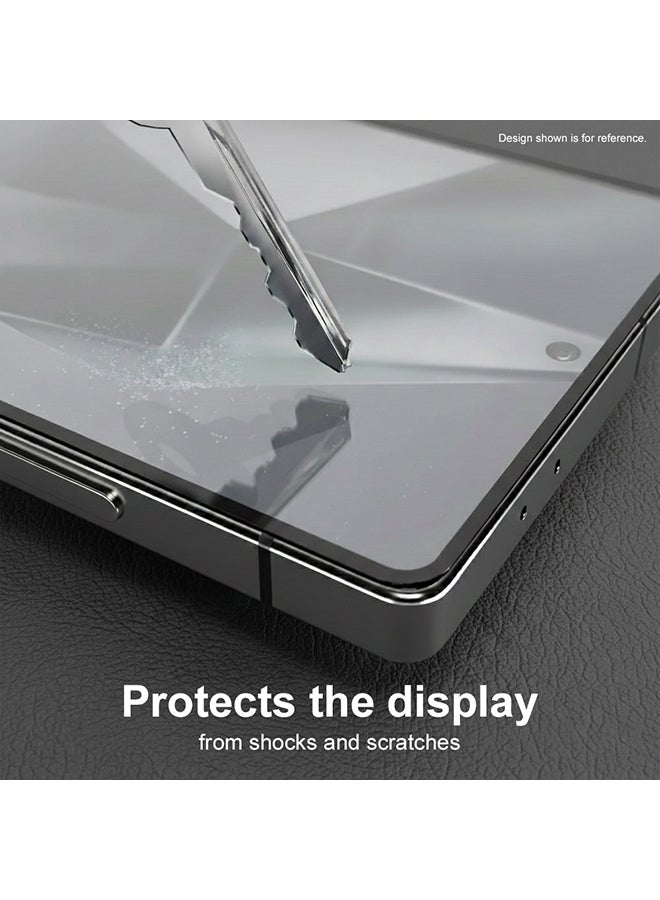 O Ozone [ 2 Pack ] Tempered Glass for One Plus 15 5g Screen Protector, 9H Hardness Black Edge Tempered Glass Film HD Clear, Case Friendly Screen Guard - Image 5